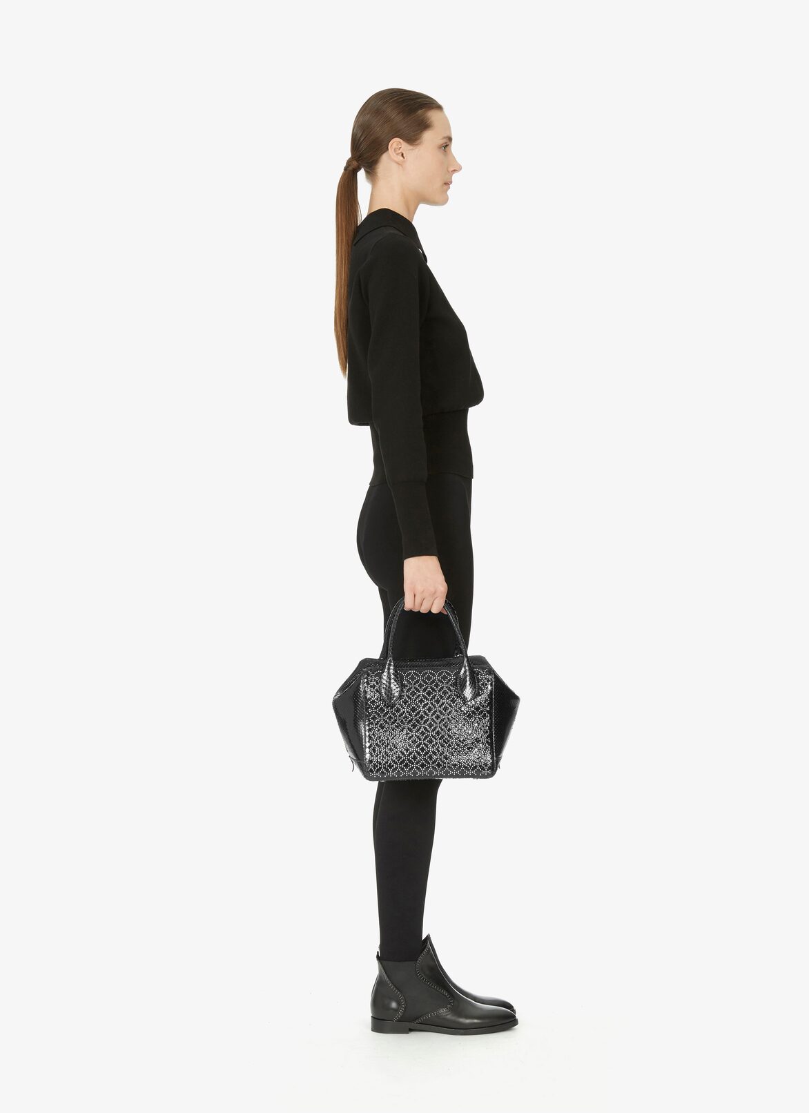 Sac À Main Elga 23 ALAÏA SAC À MAIN ELGA 23 NOIR